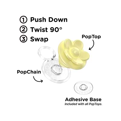 Secondary image for hover BonBon Daisy Lemon Meringue &mdash;  PopTop